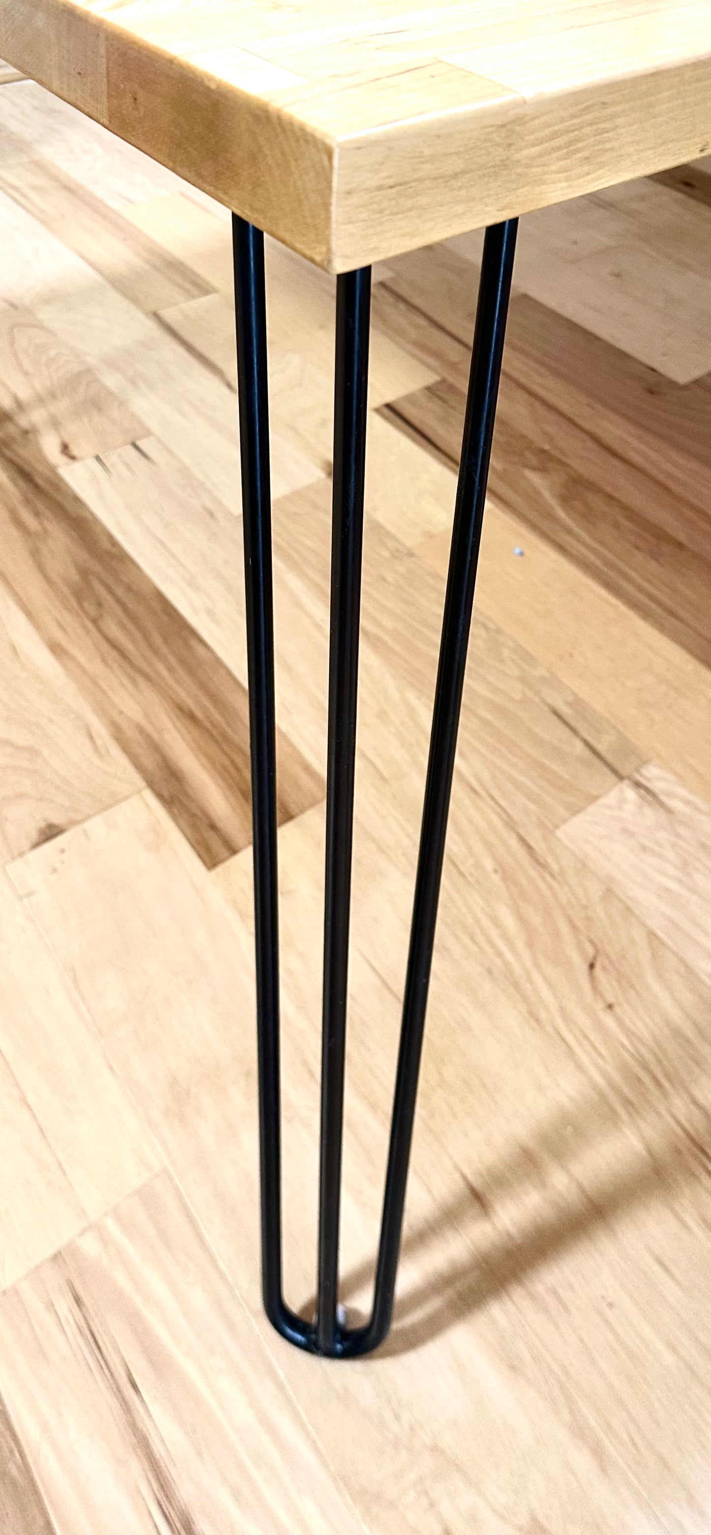 Butcher Block Dining Table Hairpin legs - Custom made