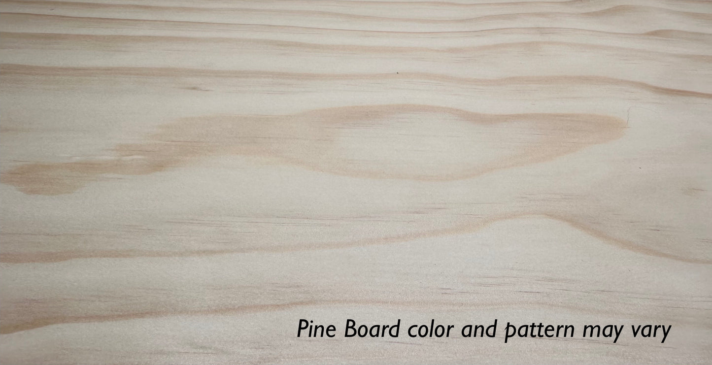Floating Pine Shelf
